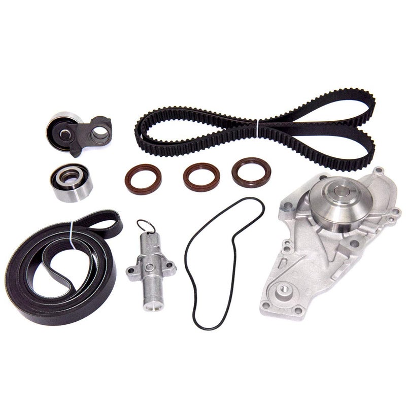NMN Precision TKH-002 Timing Belt Kit with Water Pump Kit For 2003-2017 Honda Accord Crosstour Pilot Odyssey Ridgeline Acura MDX RDX RL TL TSX ZDX Replace # TKH002 TCKWP329 - Image 1